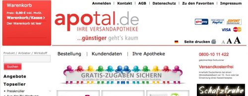 Apotal Apotheke | versandkostenfrei | seriös